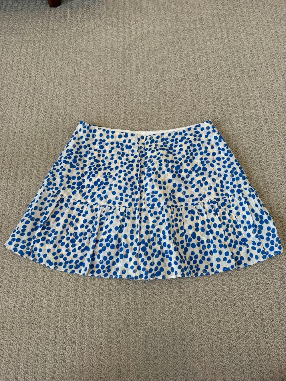 Amanda Uprichard Blue Polka Dot Skort - Picture 4 of 4